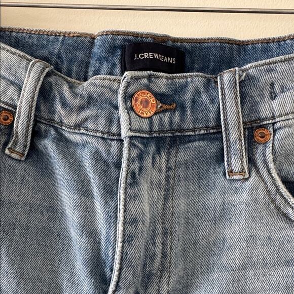 J.Crew Slim Broken-In Boyfriend Jeans Distressed Size 25 Light Blue - Picture 4 of 8